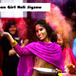 Indian Girl Holi Jigsaw